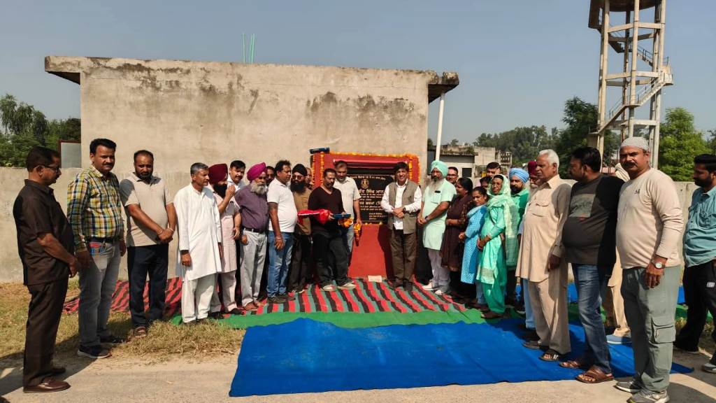 MLA Jimpa inaugurated the road construction work from Shergarh to Chhauni Kalan
